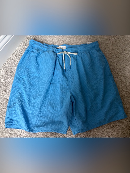 Laguna swim Other - Men's Lightweight Athletic Shorts in Bright Blue with Drawstring